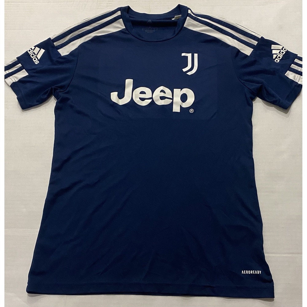 Adidas AEROREADY Jeep Soccer Football Jersey DARK BLUE. Small